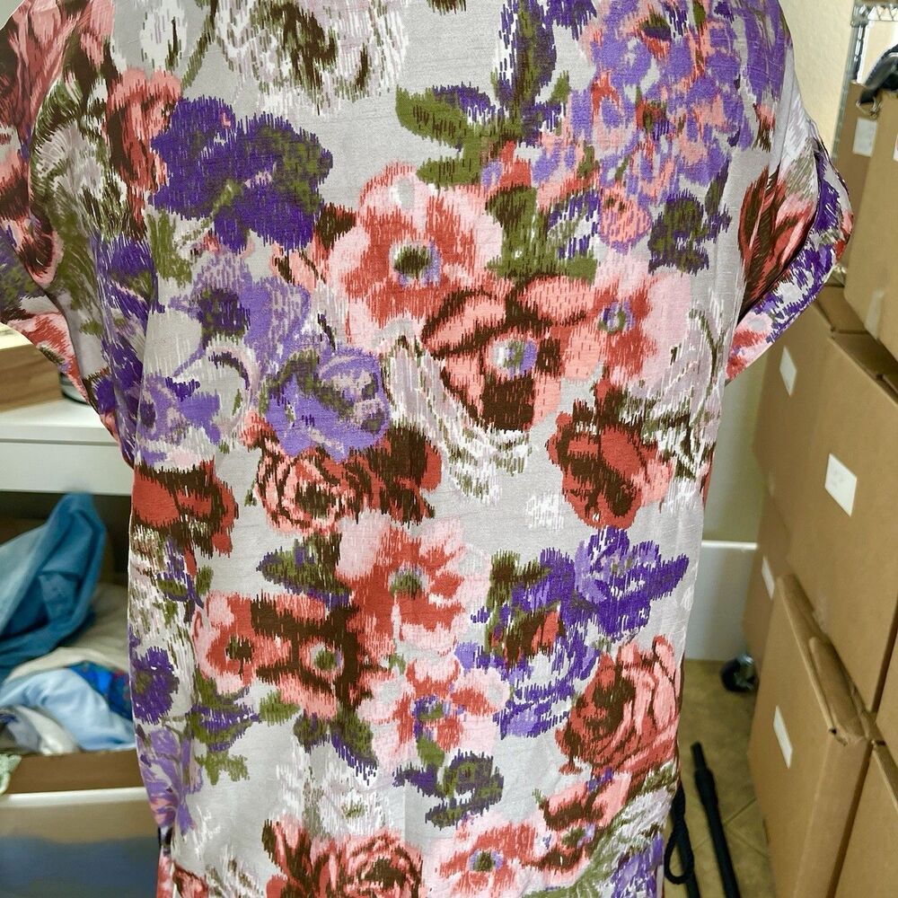 South To South Womens Dress Sz 38 US 6 Floral Boho Garden Brunch Spring Easter - Picture 5 of 12